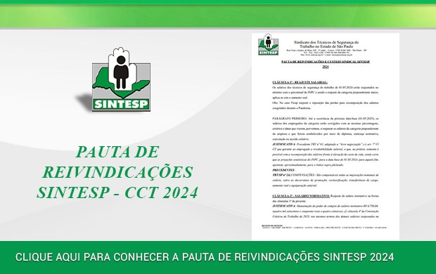 PAUTA DE REIVINDICAÇÕES SINTESP - CCT 2024